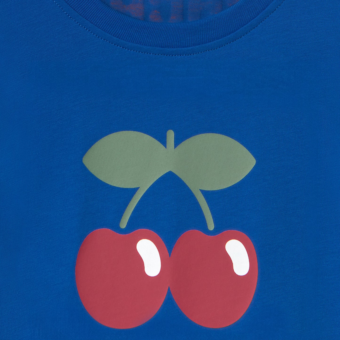 T-SHIRT CHERRY BASIC KIDS BLUE
