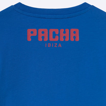 T-SHIRT CHERRY BASIC KIDS BLUE