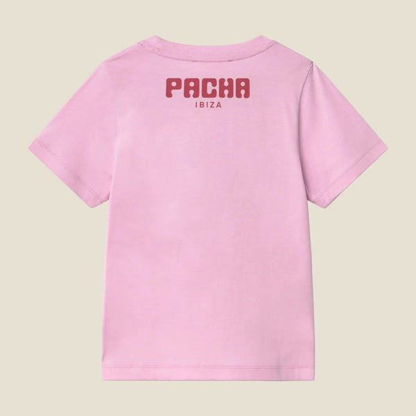 T-SHIRT CHERRY BASIC KIDS PINK - second image