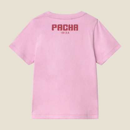 T-SHIRT CHERRY BASIC KIDS PINK
