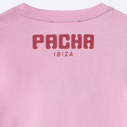 T-SHIRT CHERRY BASIC KIDS PINK