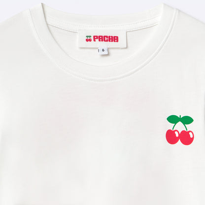 T-SHIRT PACHA HOUSE KIDS OFF-WHITE