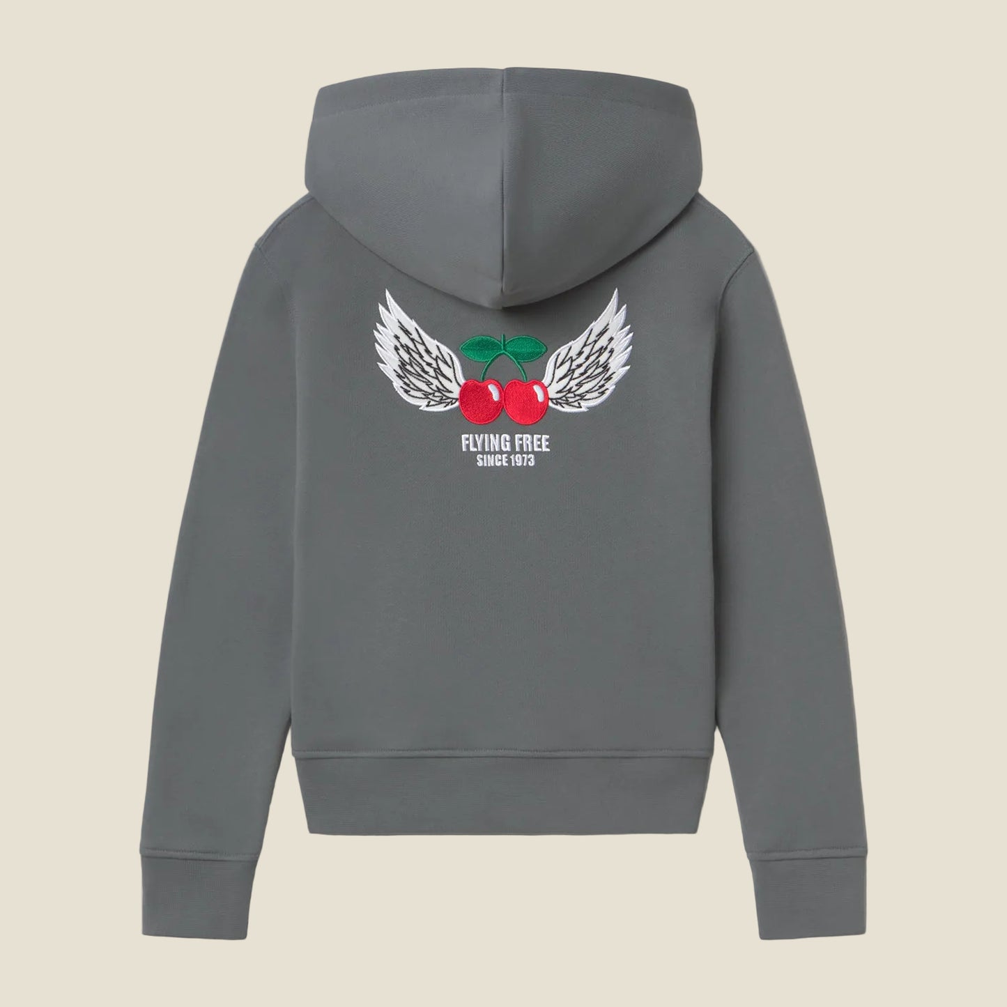 HOODIE FLYING FREE KIDS DARK GREY