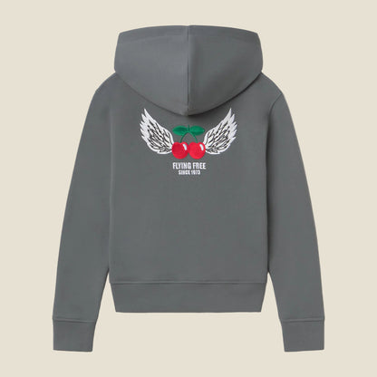 HOODIE FLYING FREE KIDS DARK GREY
