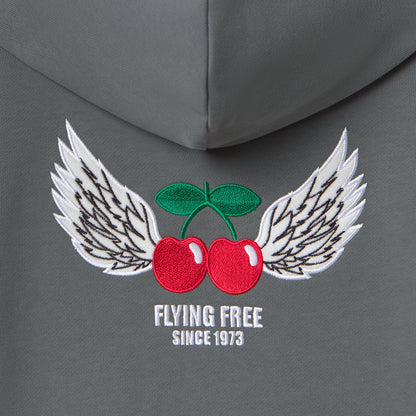 HOODIE FLYING FREE KIDS DARK GREY