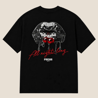 T-SHIRT LIPS BLACK