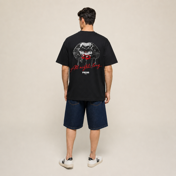 T-SHIRT LIPS BLACK