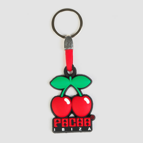 Cherry Rubber Keychain