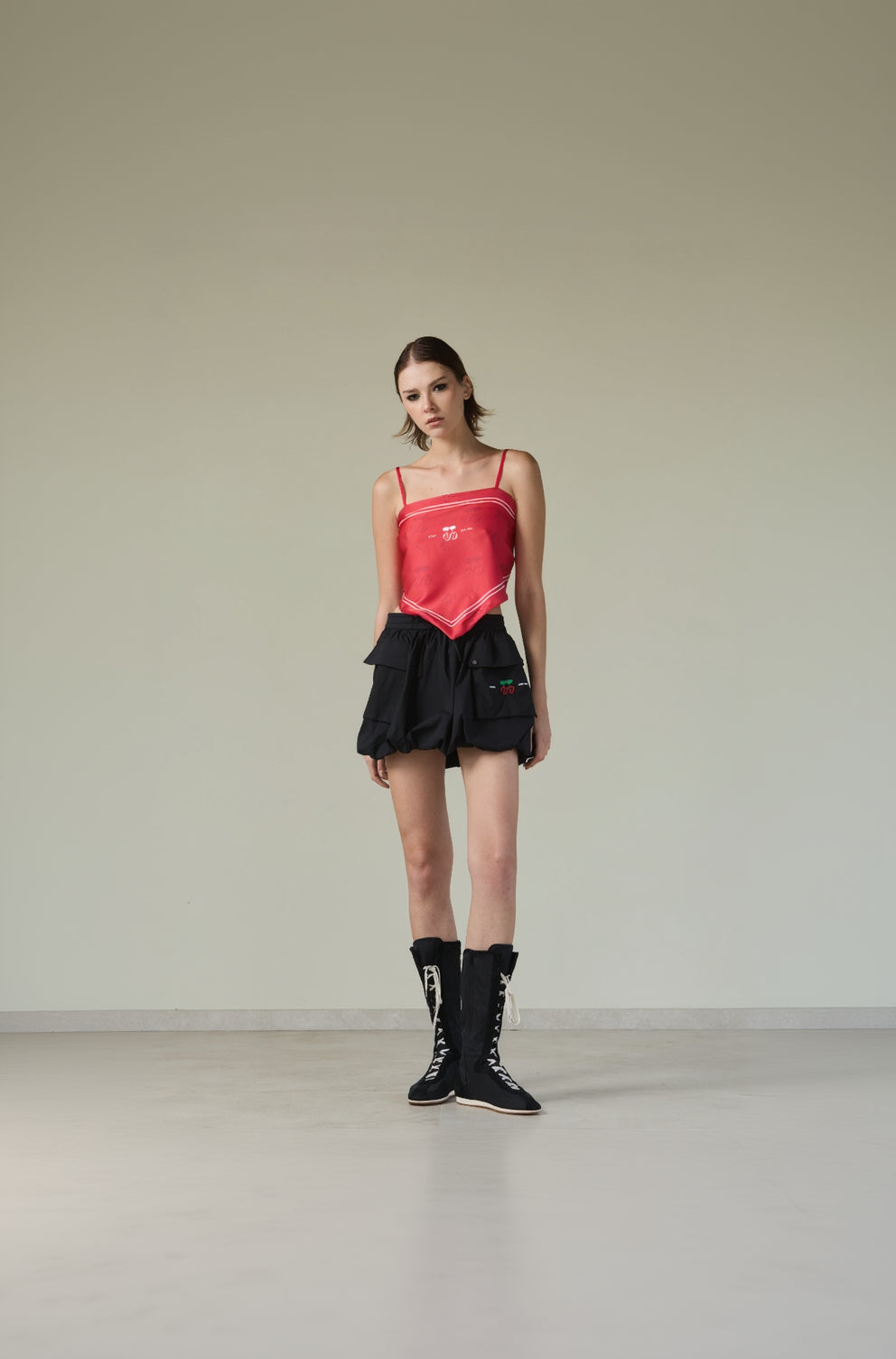 BANDANA TOP ESSX00PACHA RED