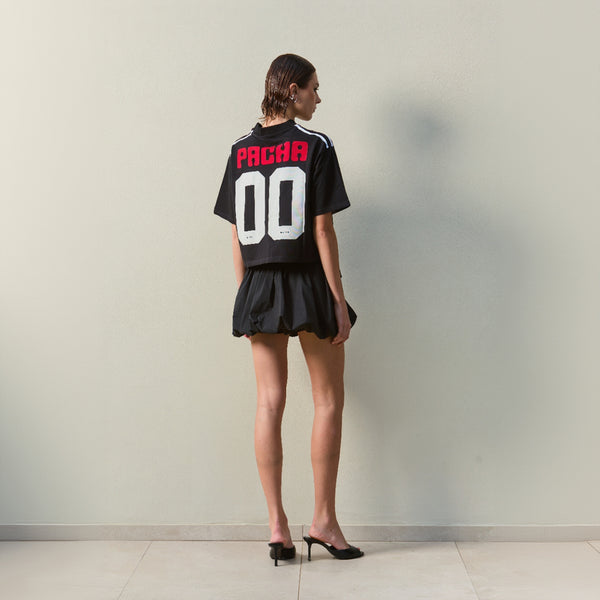 CROP WOMAN RUGBY ESSX00PACHA BLACK - second image