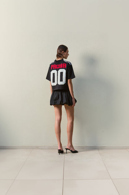 CROP WOMAN RUGBY ESSX00PACHA BLACK
