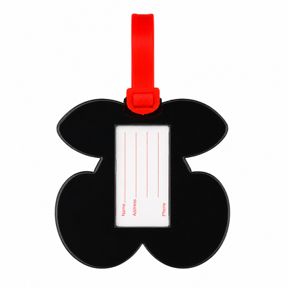 LUGGAGE TAG CHERRY TRAVEL BLACK
