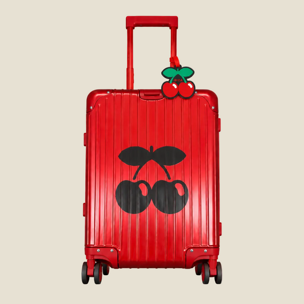 LUGGAGE TAG CHERRY TRAVEL BLACK - second image