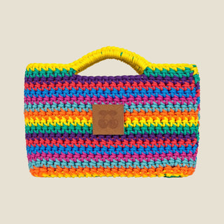 MINI CROCHET HANDBAG MULTICOLOR