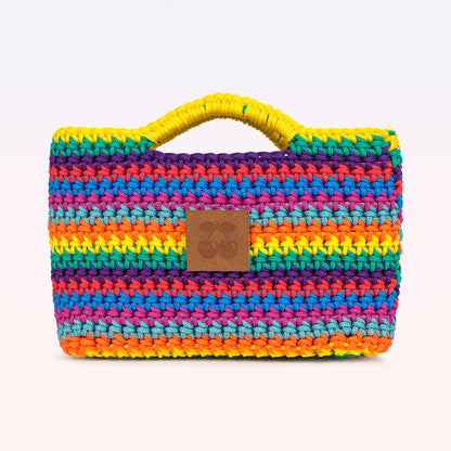 MINI CROCHET HANDBAG MULTICOLOR