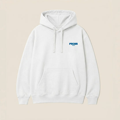 HOODIE WILD HEART WHITE-RED
