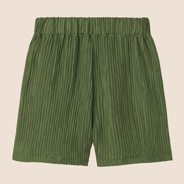 SHORT PLEATTED GREEN - second image