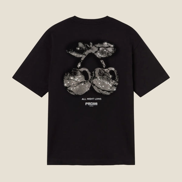 T-SHIRT CHERRY STONES BLACK