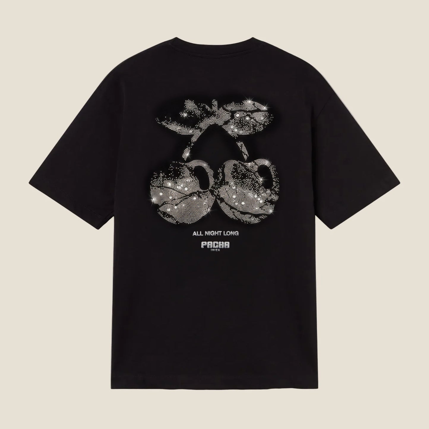 T-SHIRT CHERRY STONES BLACK