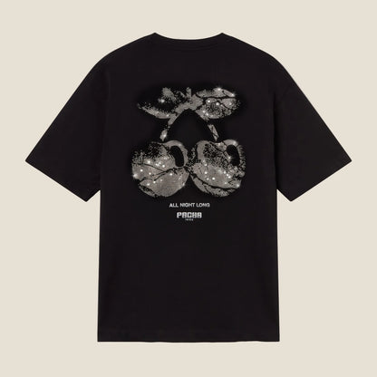 T-SHIRT CHERRY STONES BLACK