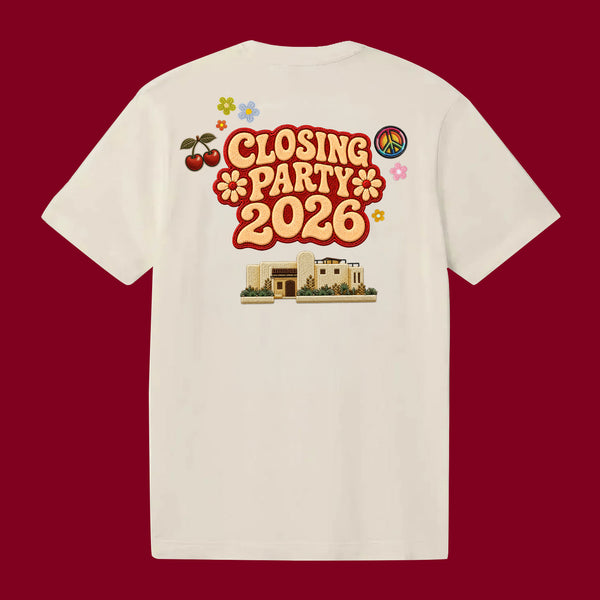 T-SHIRT CLOSING PARTY ECRU