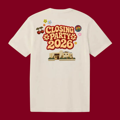 T-SHIRT CLOSING PARTY ECRU