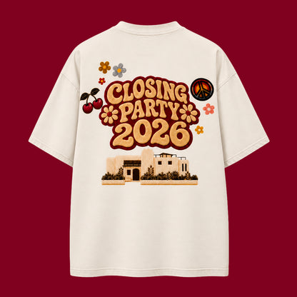 T-SHIRT CLOSING PARTY ECRU