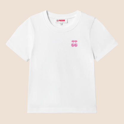T-SHIRT ACUARELA KIDS WHITE-ORANGE