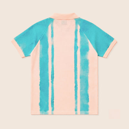 T-SHIRT FOOTBALL RETRO BLUE