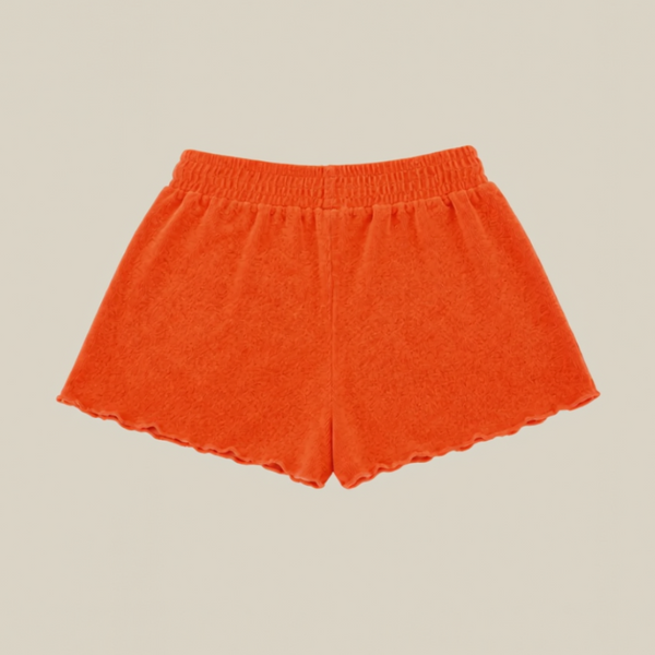 SHORT TOWELLING KIDS CORAL - second image