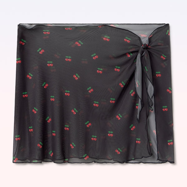 PAREO CHERRY TUL BLACK