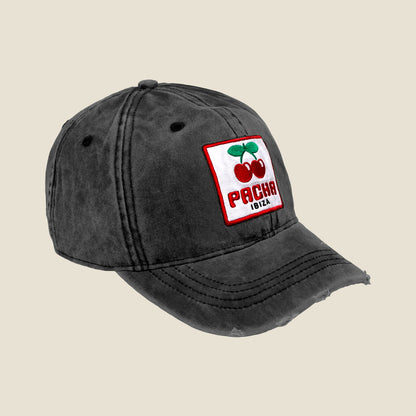 CAP CHERRY POCKET KID BASEBALL DARK-GREY