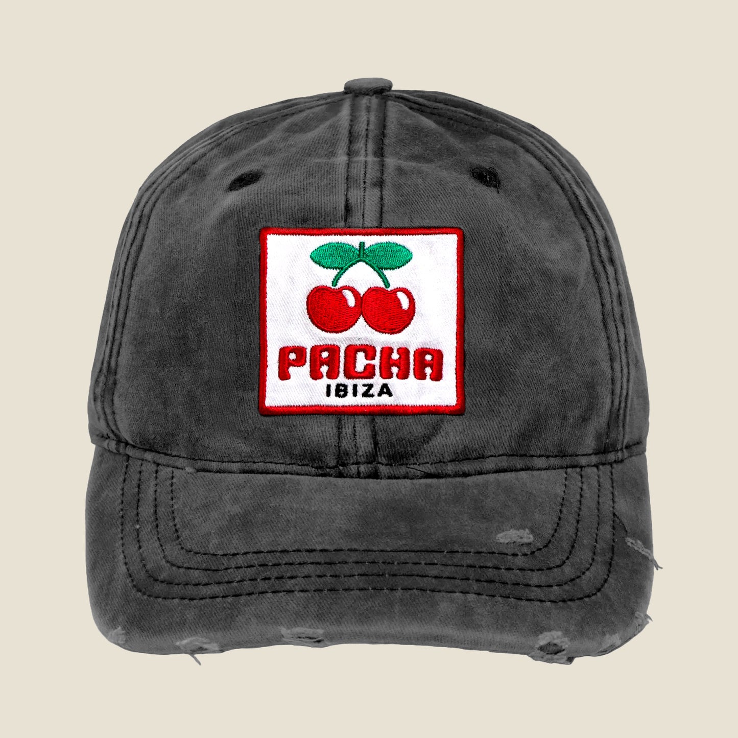 CAP CHERRY POCKET KID BASEBALL DARK-GREY