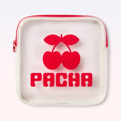 POUCH TRANSPARENT WHITE