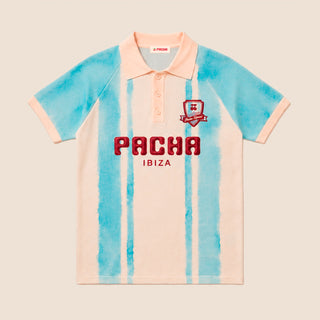 T-SHIRT FOOTBALL RETRO BLUE
