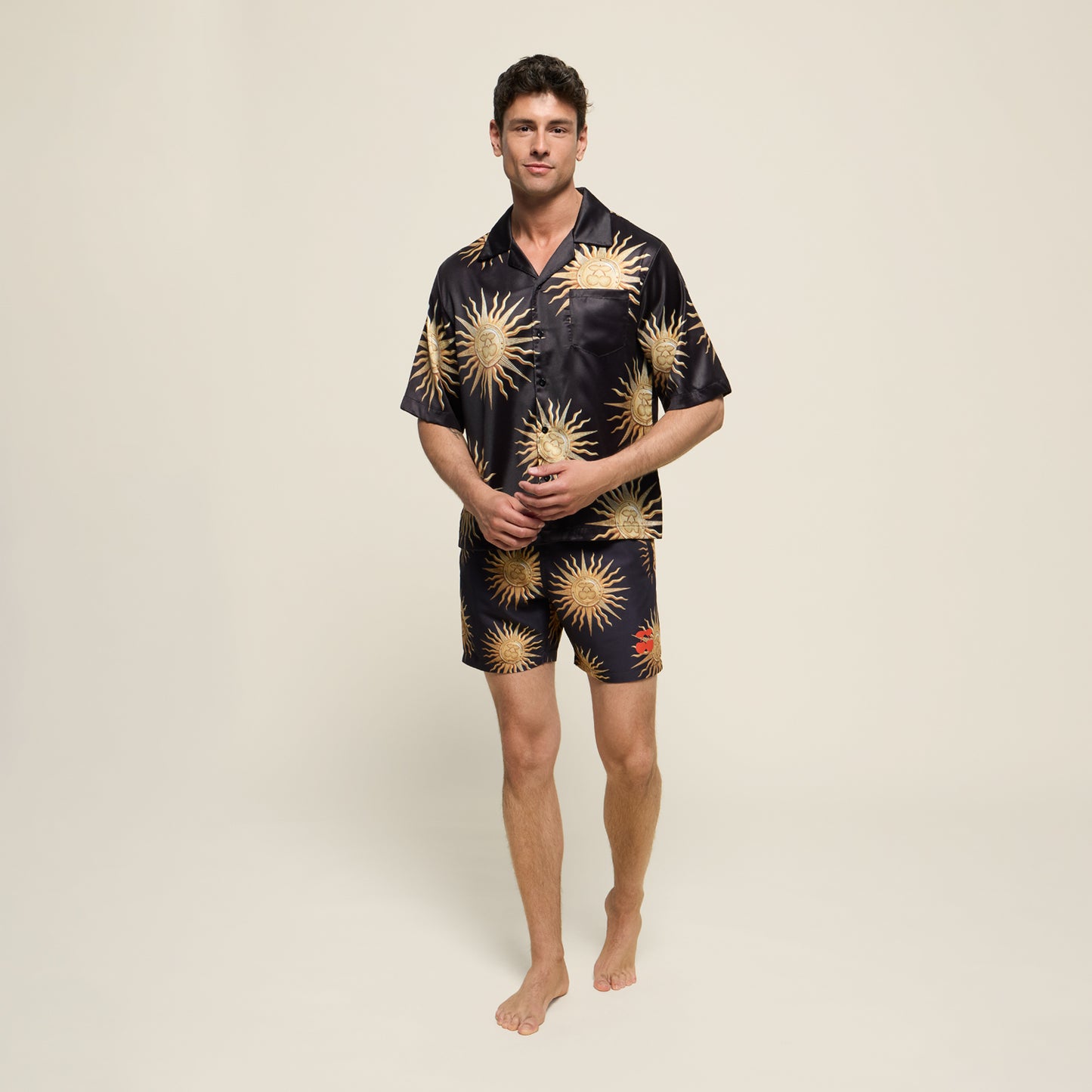 SWIMSHORT GOLD SUN