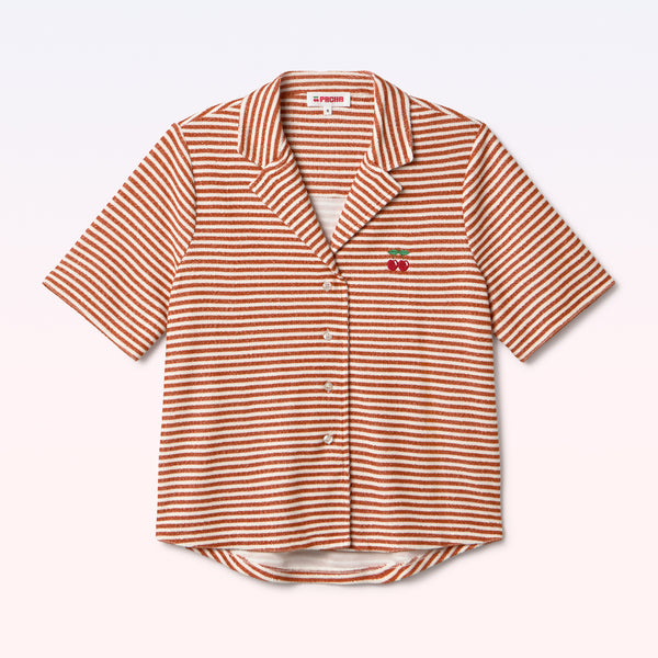 SHIRT STRIPES ORANGE