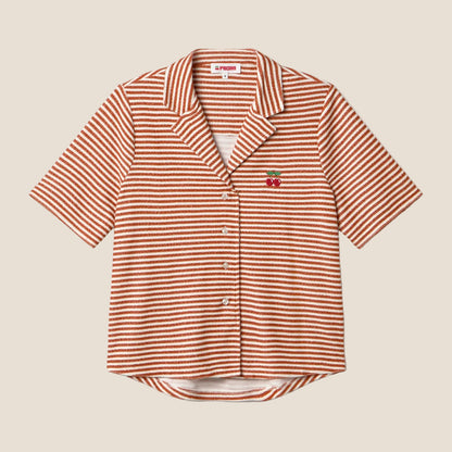 SHIRT STRIPES ORANGE