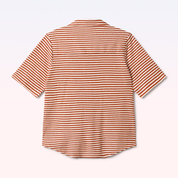 SHIRT STRIPES ORANGE - second image