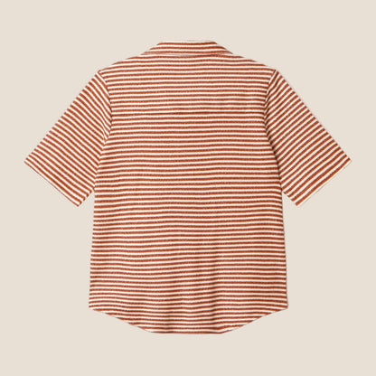SHIRT STRIPES ORANGE