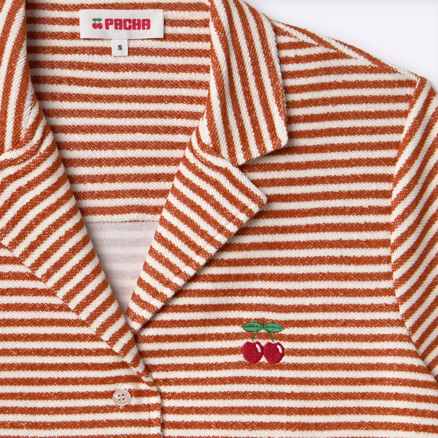 SHIRT STRIPES ORANGE