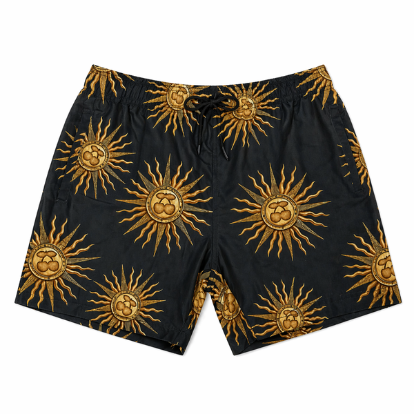 SWIMSHORT GOLD SUN