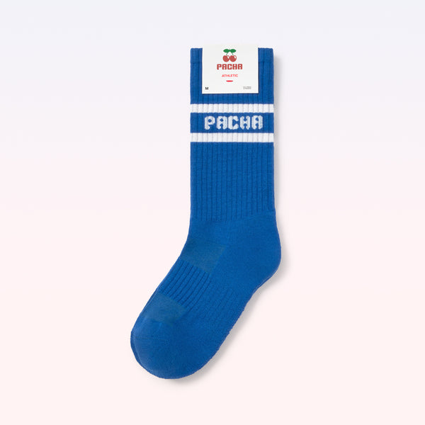 SOCK ATHLETIC BLUE - second image