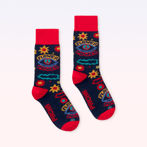 Chaussettes de fleurs
