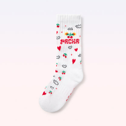 SOCK SOY PACHA KIDS WHITE