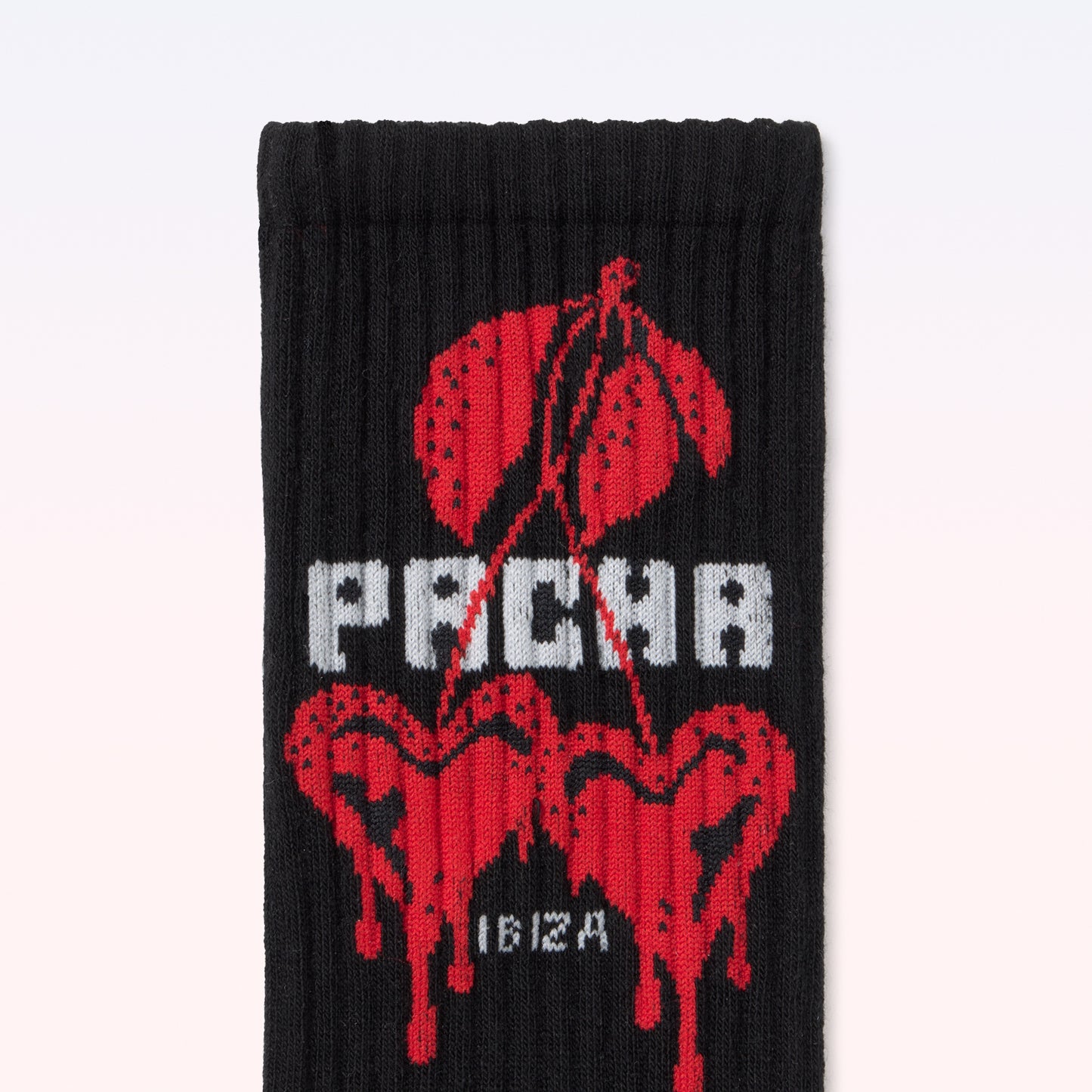 SOCK WILD HEART BLACK