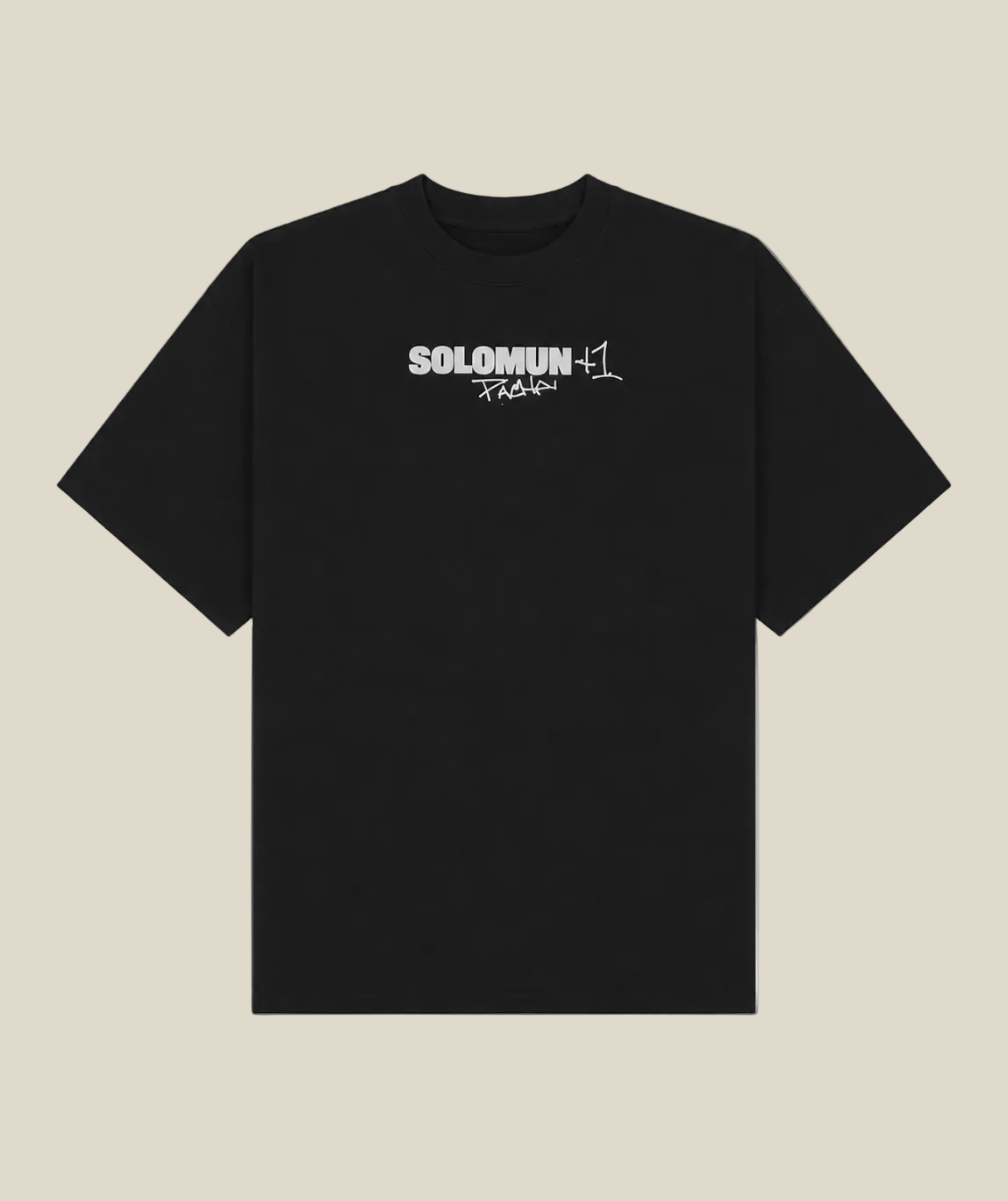 T-SHIRT SOLOMUN MUSIC GRAPHIC BLACK