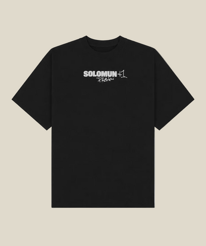 T-SHIRT SOLOMUN MUSIC GRAPHIC BLACK