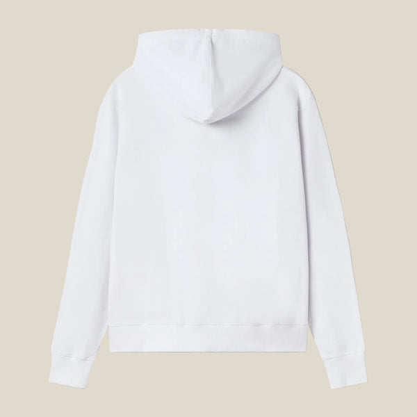 HOODIE CHERRY EMBROIDERED WHITE - second image