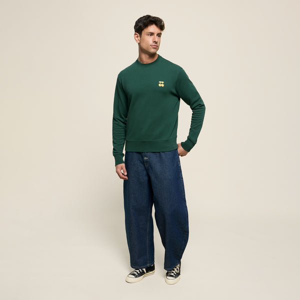 SWEATSHIRT BASIC POCKET GREEN